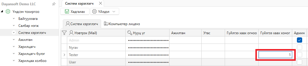 LockUserByDay